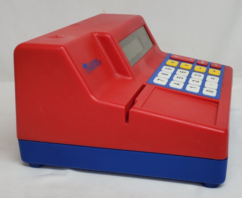 Learning Resources PRETEND & PLAY Calculator CASH REGISTER w Play Money & Card