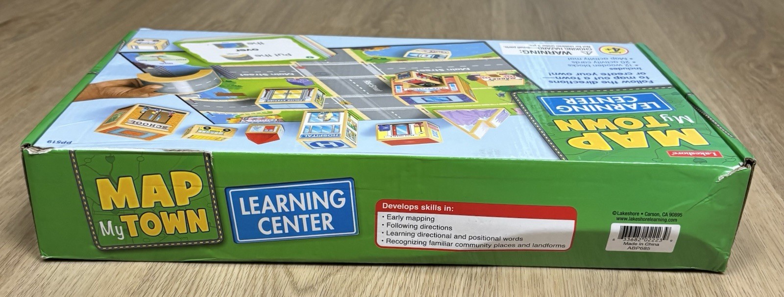 Lakeshore Learning Center Map My Town RARE HTF Early mapping follow directions
