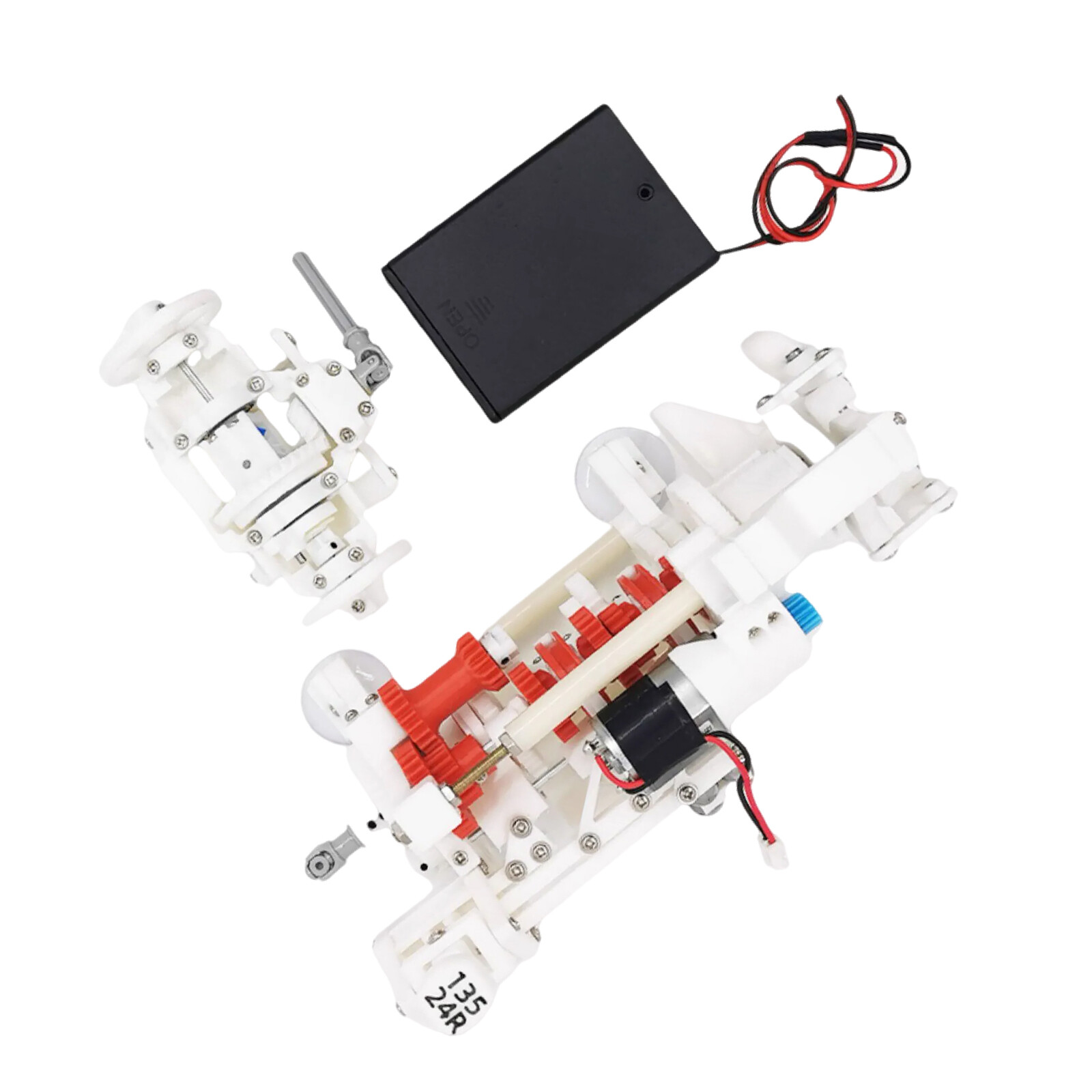 Finished 3D Printing 5MT Transmission Model Gearbox Model 5 Forward Gear+Clutch