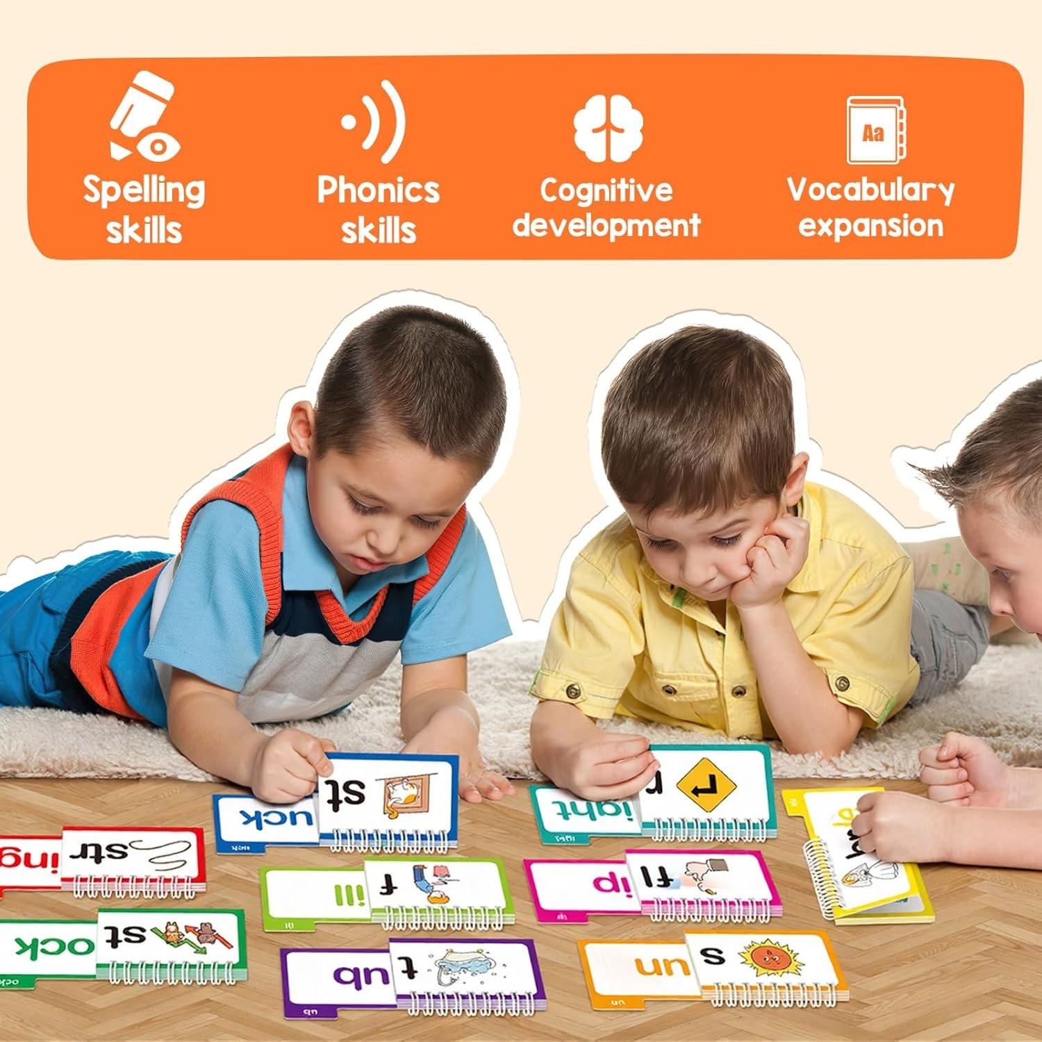 Kindergarten Sight Words Flash Cards Phonics Set