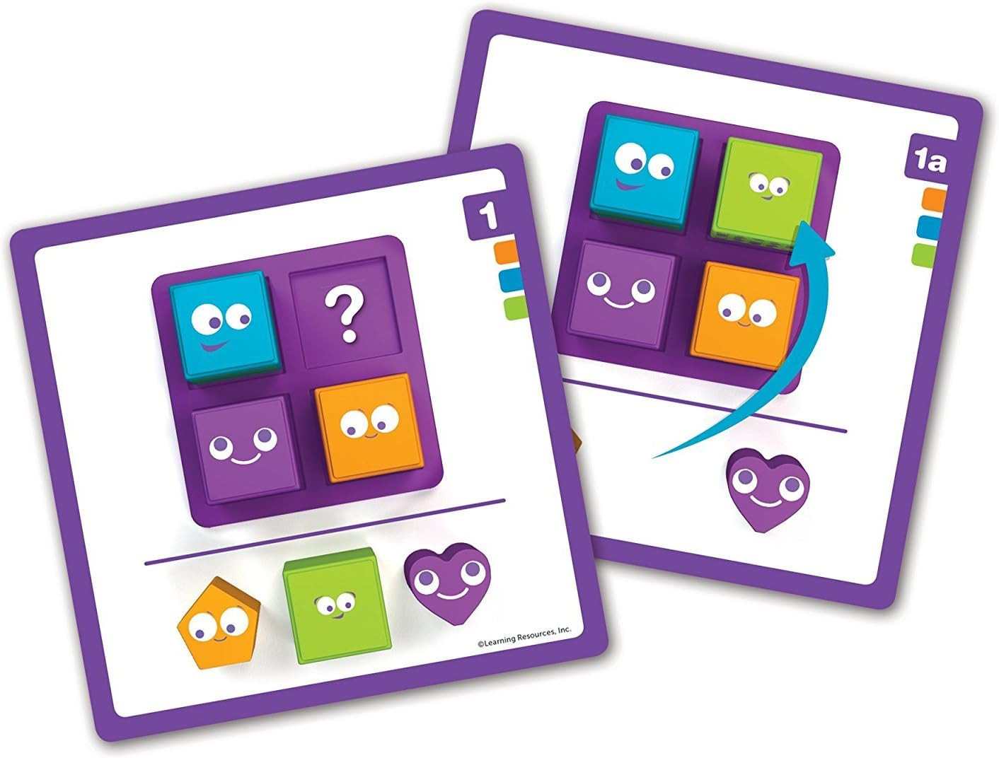 Mental Blox Jr. Early Logic Game – 8 Pieces, Ages 4+ Educational Games for Kids,