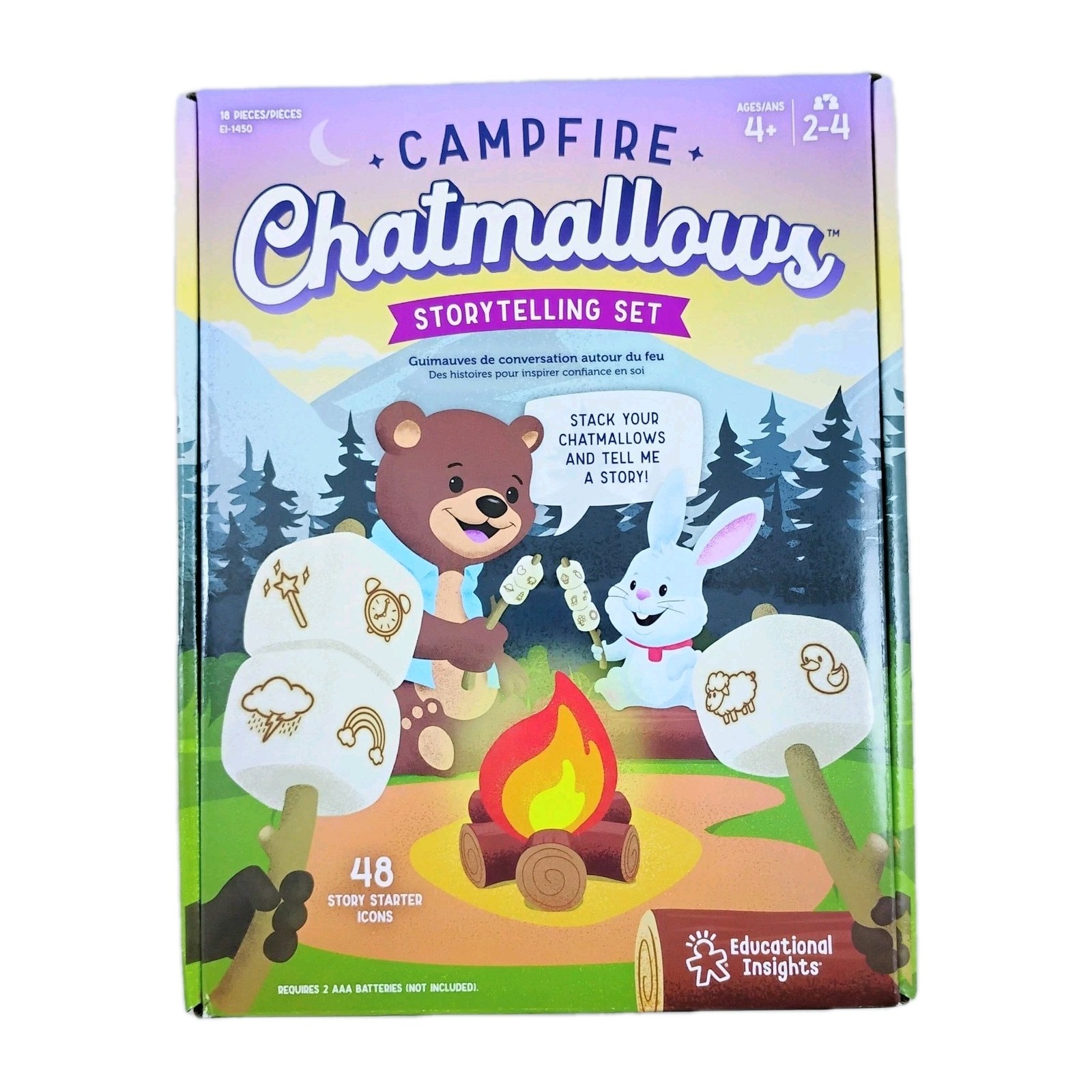 Educational Insights Campfire Chatmallows Storytelling Set Creative Story Cubes