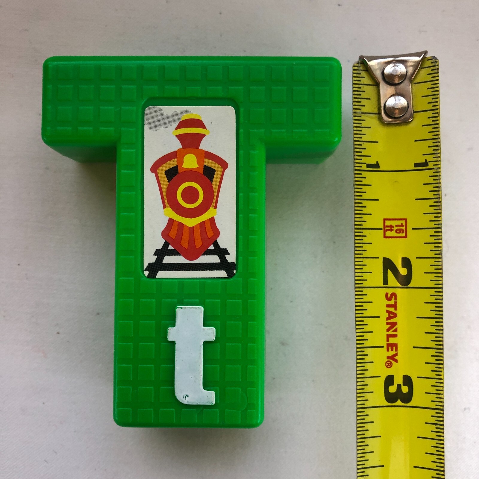 Vtg Sesame St illco Plastic Jumbo Alphabet Letter-Shape Block Replacements
