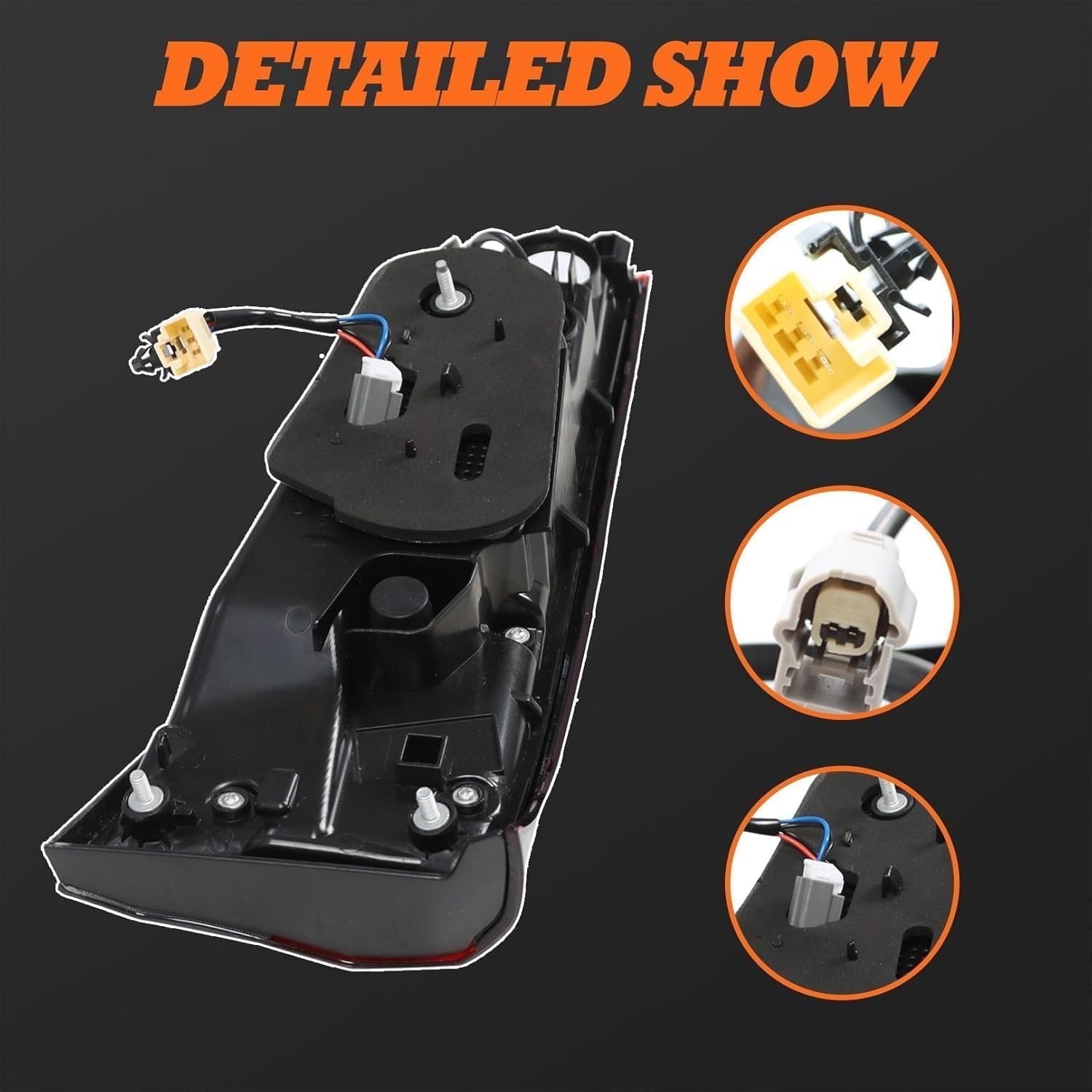 Inner Tail Light Assembly Compatible with Highlander 2020 2021 2022 Rear