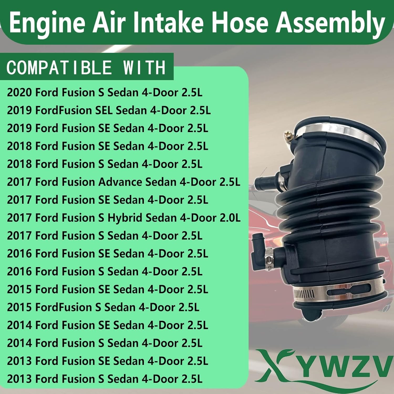 Engine Air Intake Hose Assembly Compatible with Ford Fusion 2013-2020 |