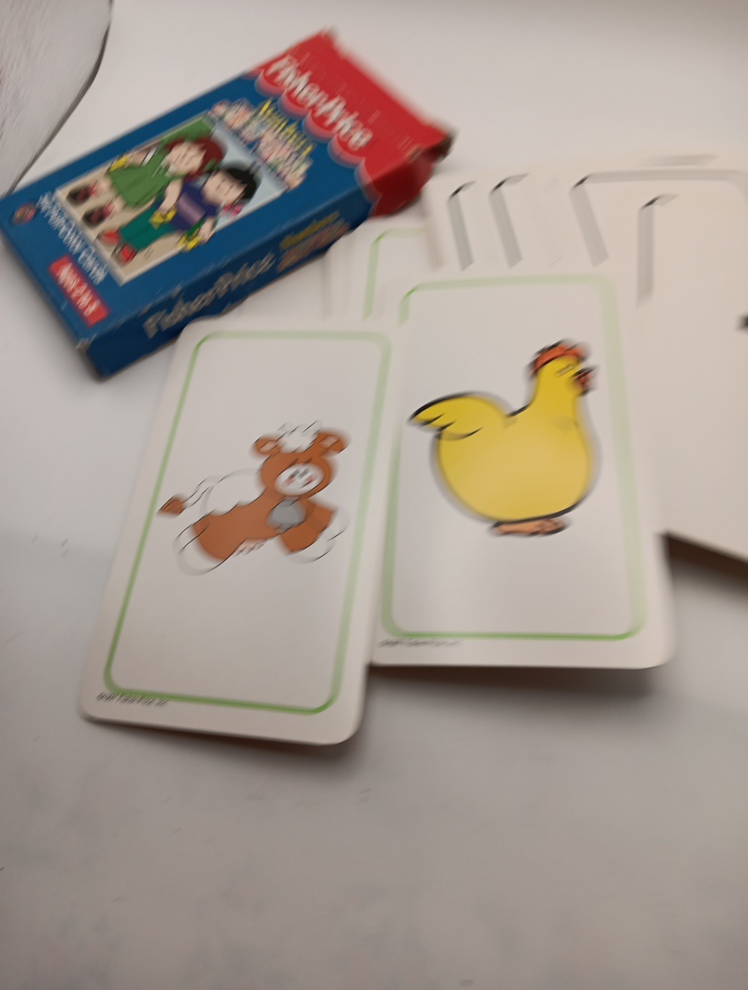 Fisher Price-Preschool Flash Cards-Numbers-2002-52 Cards-2 Instructions