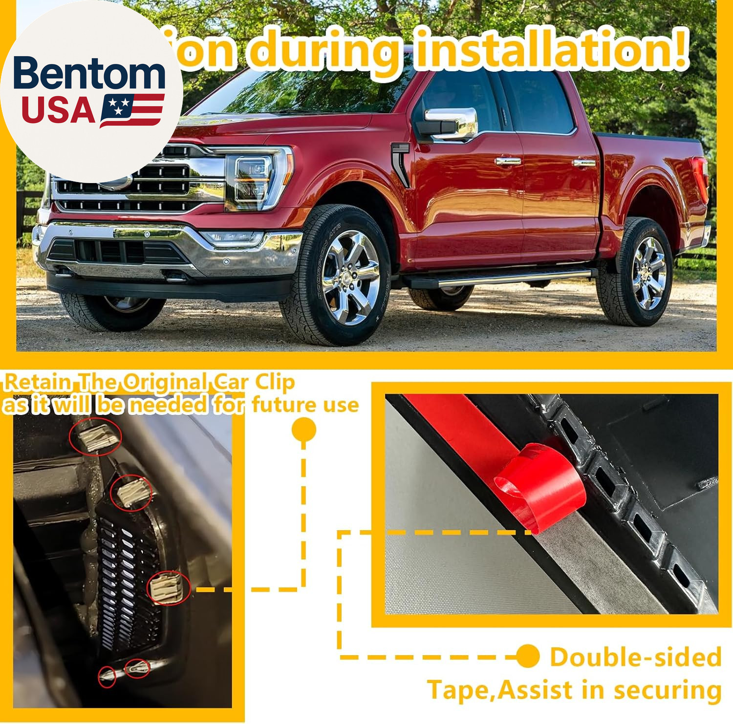 Fender Vent for F150 2021-2025 Fender Emblems Front Fender Badge Side Vent Cover