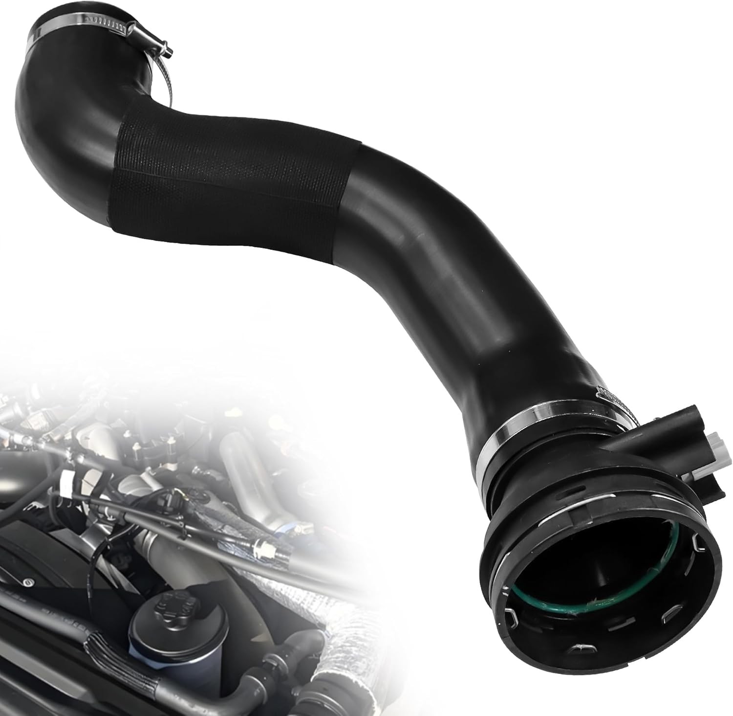 HC3Z-6F073-B Turbo Intercooler Outlet Tube Compatible with 2017-2019 Ford F-250