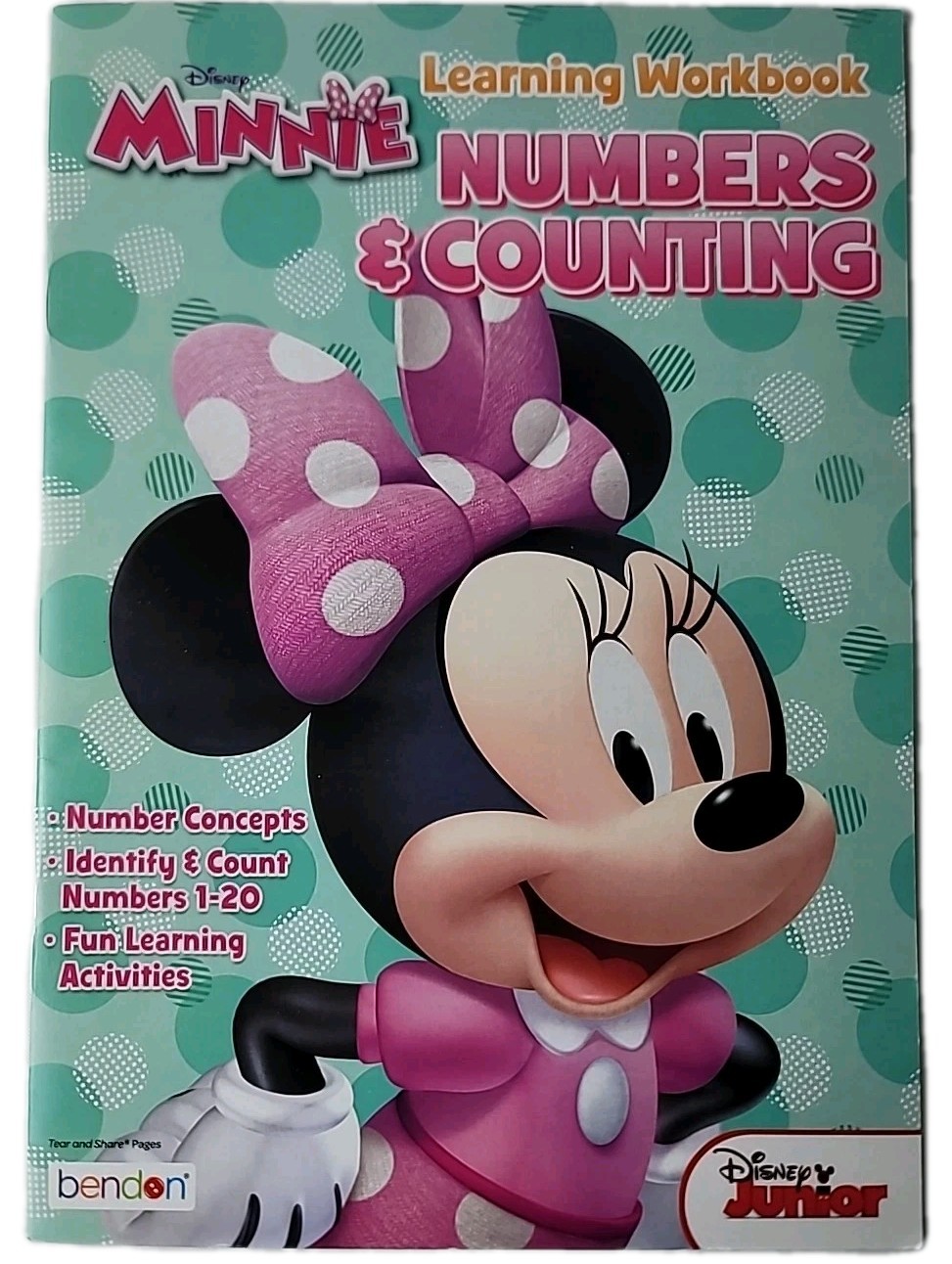 Disney Junior Minnie Mouse Learning Workbook Numbers & Counting Educational New