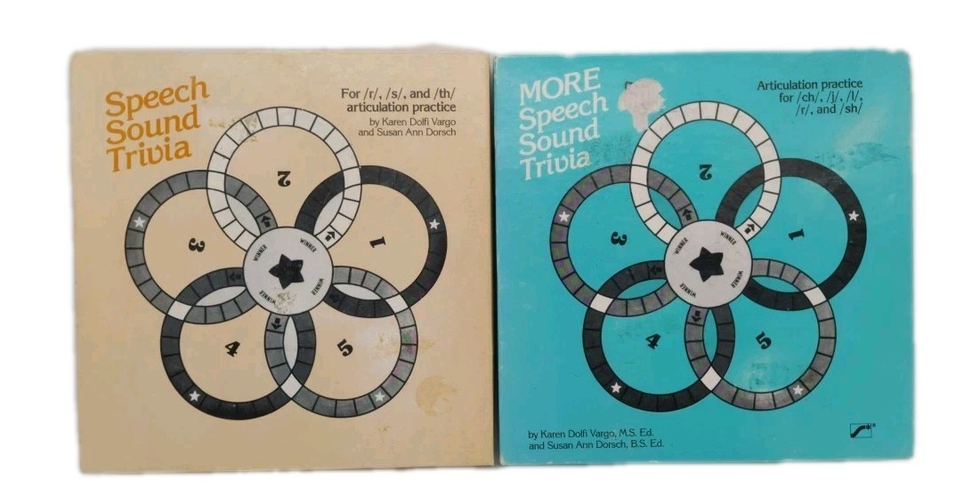 Speech Sound Trivia & More Speech Sound Trivia Skill Builder Set Of 2 READ
