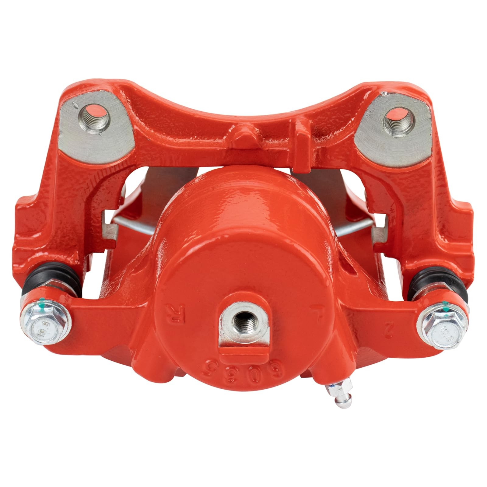 TRQ Performance Front Brake Caliper Set, Driver Passenger Side Red 2 Piece Kit