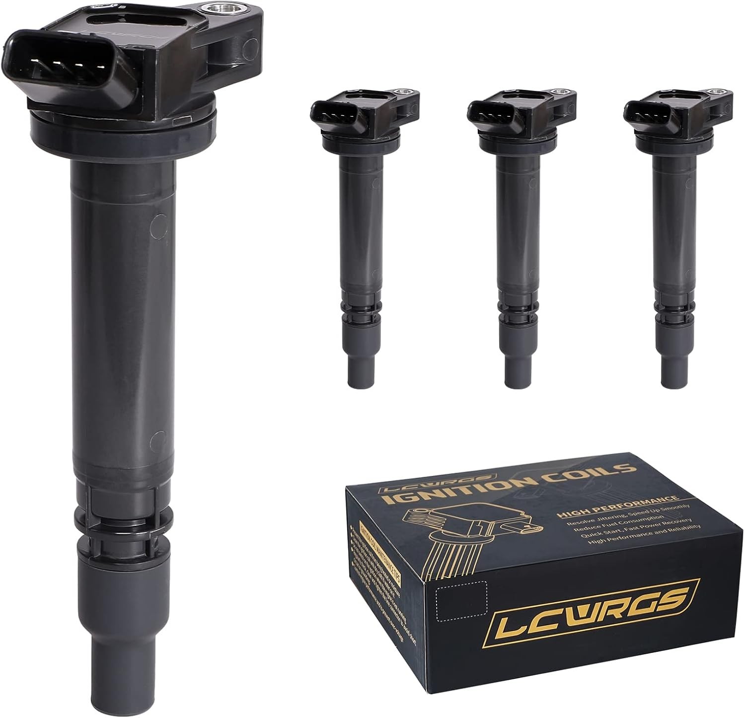 Set of 4 Ignition Coil Pack Fits for 2.5L 2.7L L4 2009 2010 2011 2012 2013 2014
