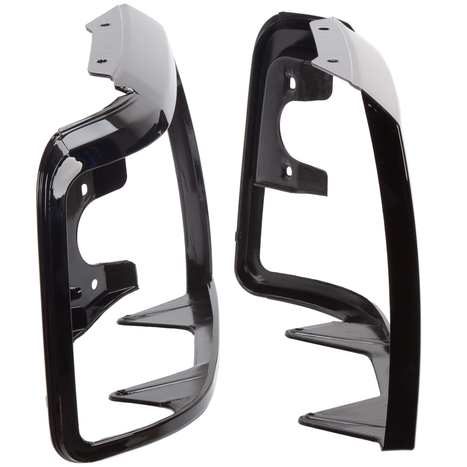 ECOTRIC Headlights Headlamps Trim Bezel Black Compatible with 1992-1997 F250 …