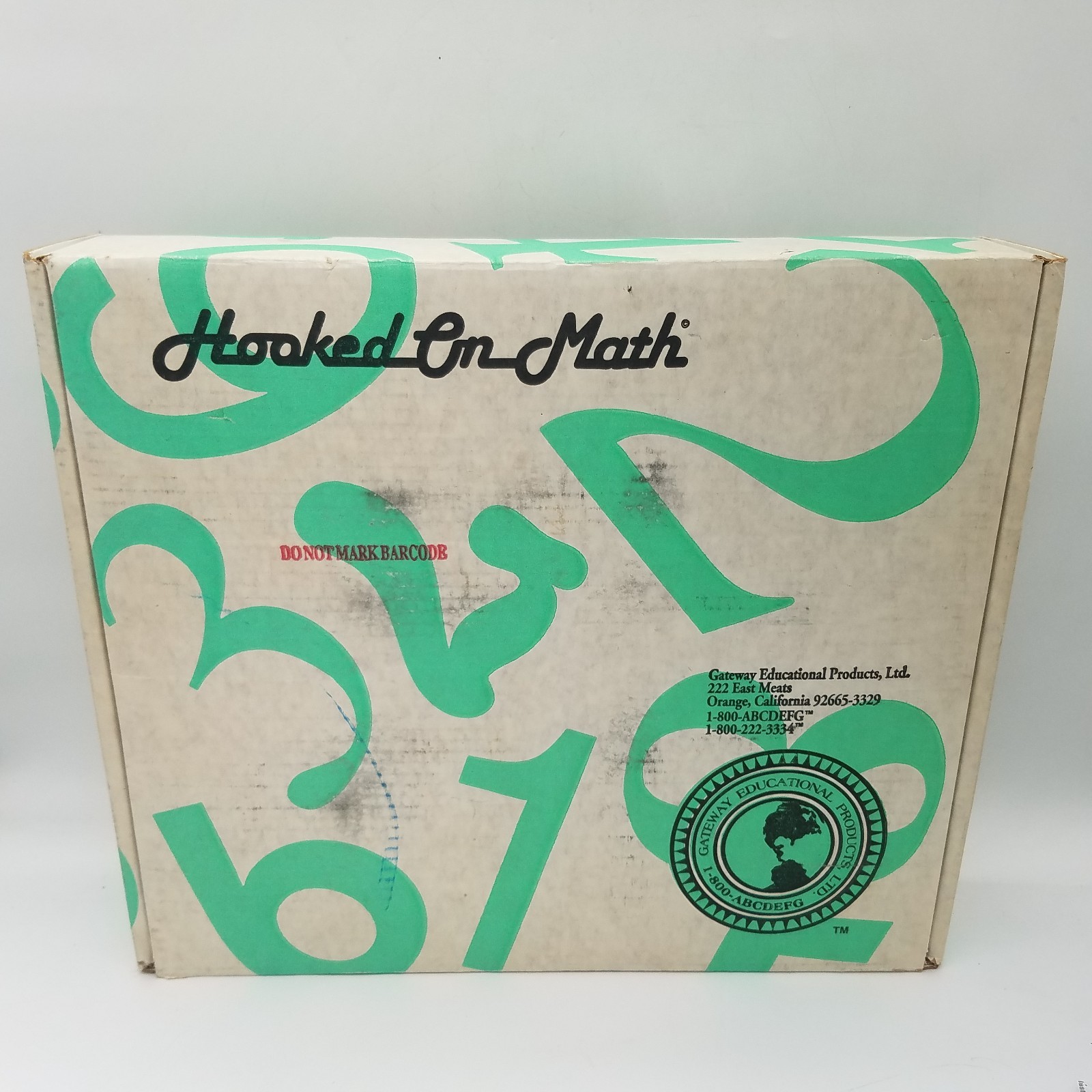Vintage Hooked on Phonics Math Boxed Set Cassette Books Cards 1988 Home School