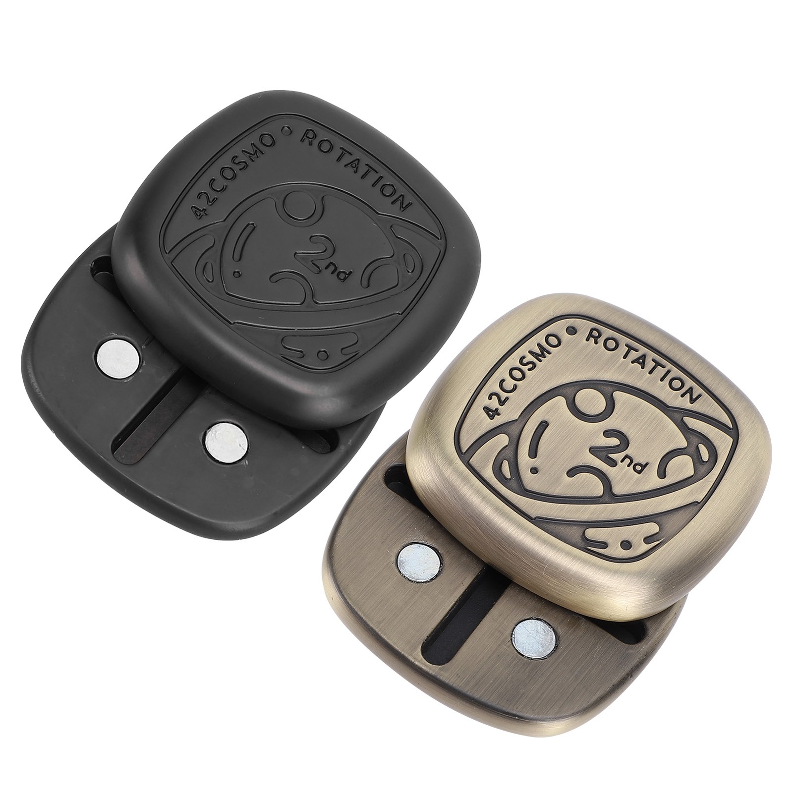 Fingertip Slider Four Way Rotating Push Card Metal Magnetic Fingertip Slider