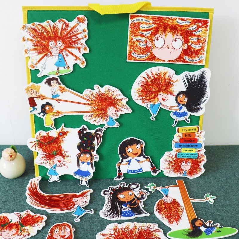 Fergus’s Ups and Downs Felt Story Set, Emotional Learning Montessori Toy, Gift