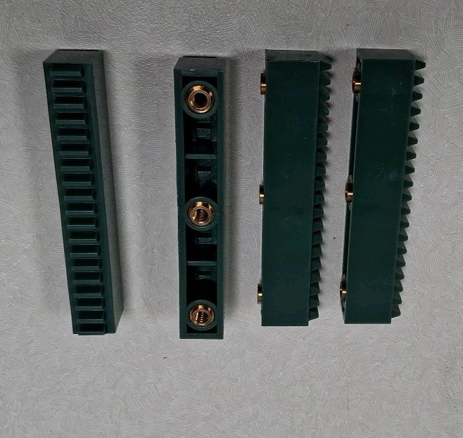 NEW NOS VEX Robotics Rack Gear with Brass Inserts v1 4-pack (276-1957) Original