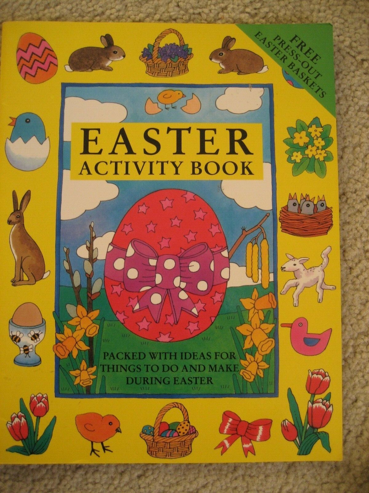 Fun Things To Do & Make 2 PAPERBACKS Easter Decorations & Easter Activity Book
