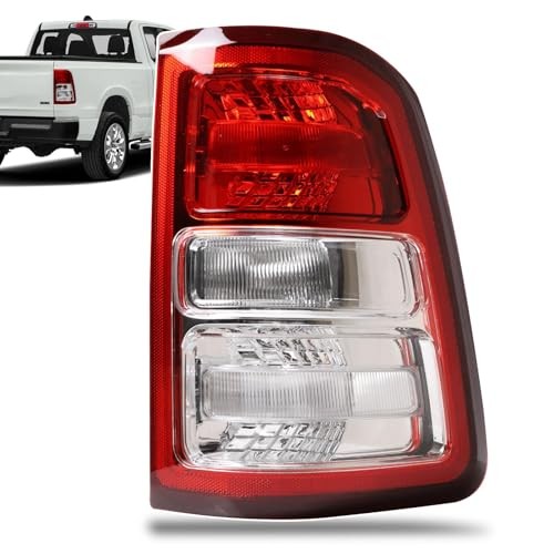 Tail Light Compatible With 2019-2023 Dodge Ram 1500 Right Chrome Bezel