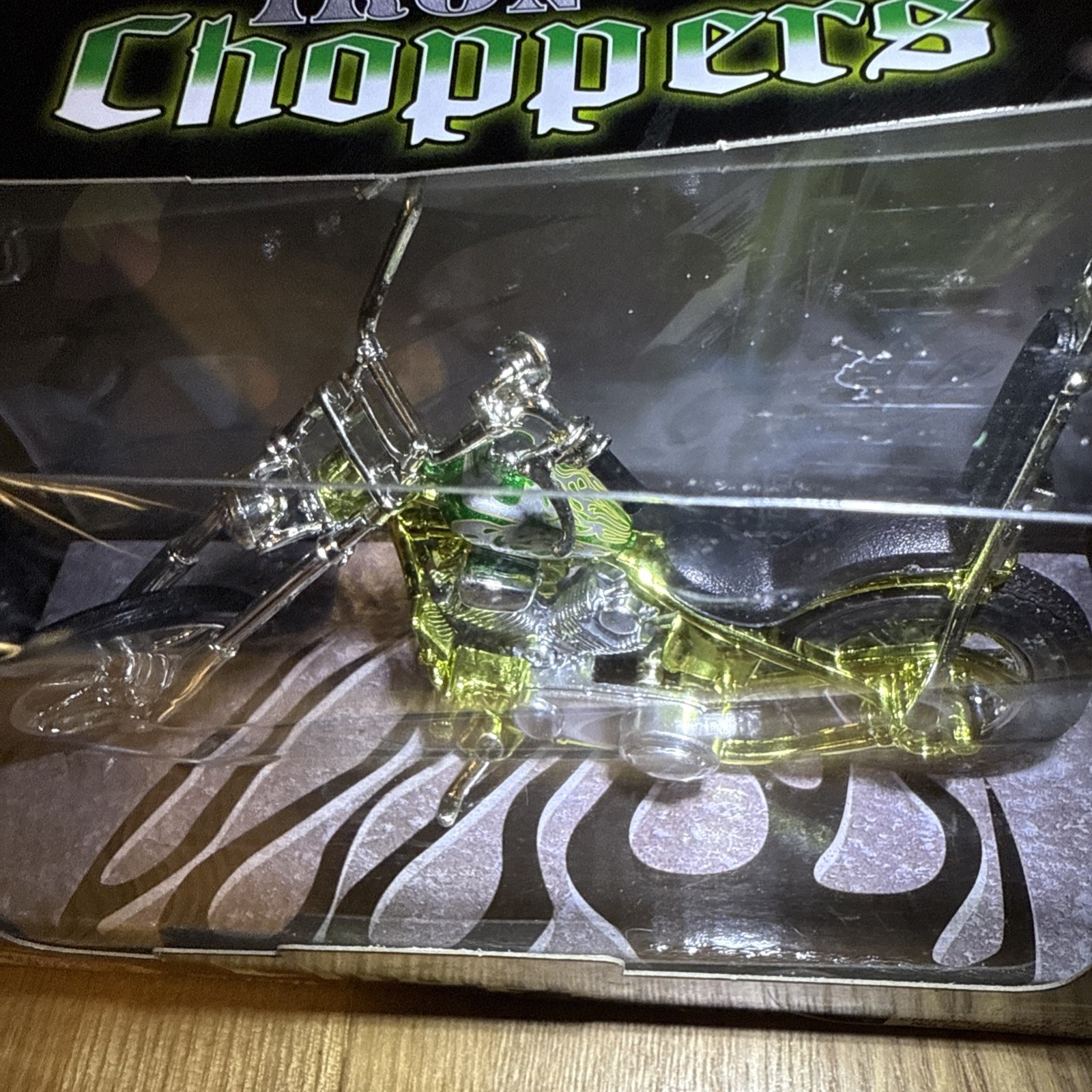 Motor Max Iron Choppers Diecast Metal And Plastic Motorcycle Model VINTAGE