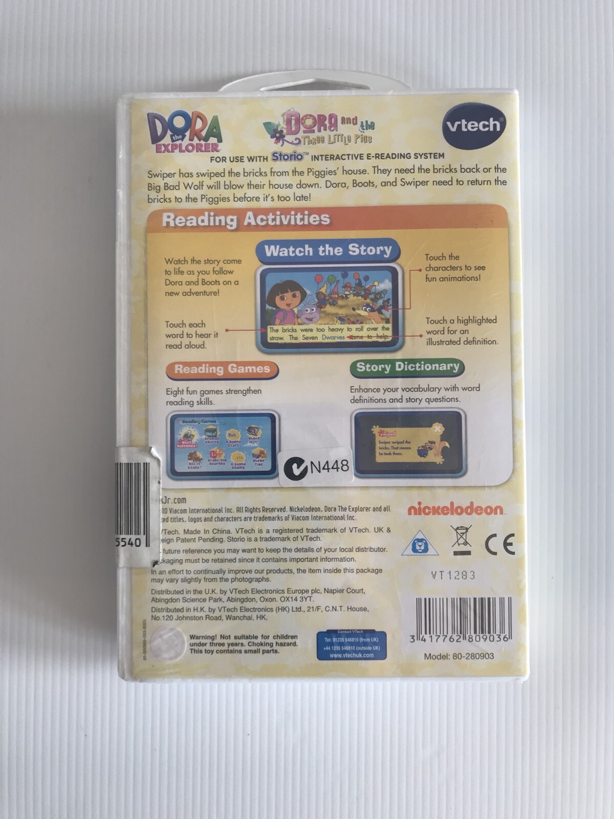 VTech Storio Dora the Explorer Software Learning Game – Dora & the 3 Little Pigs