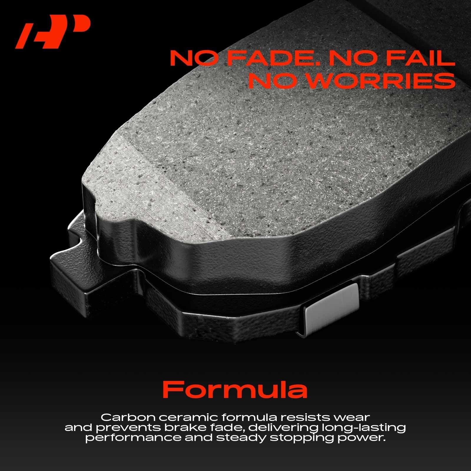 A-Premium Front Ceramic Brake Pads Set Compatible with BMW 320I, 328D xDrive,…