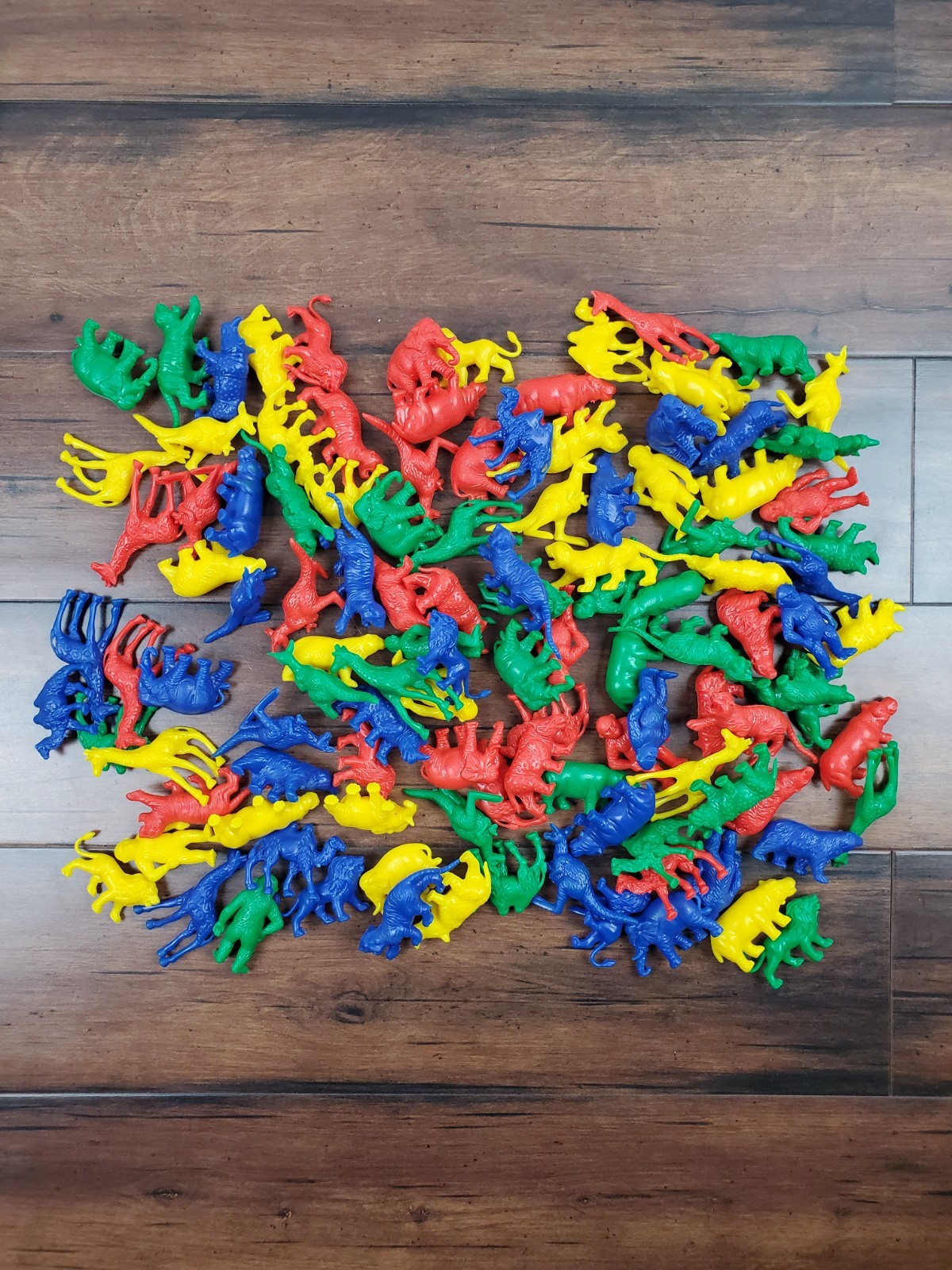 Kaplan Wild Zoo Animal Counters Early Math Skills Multi Color Lot