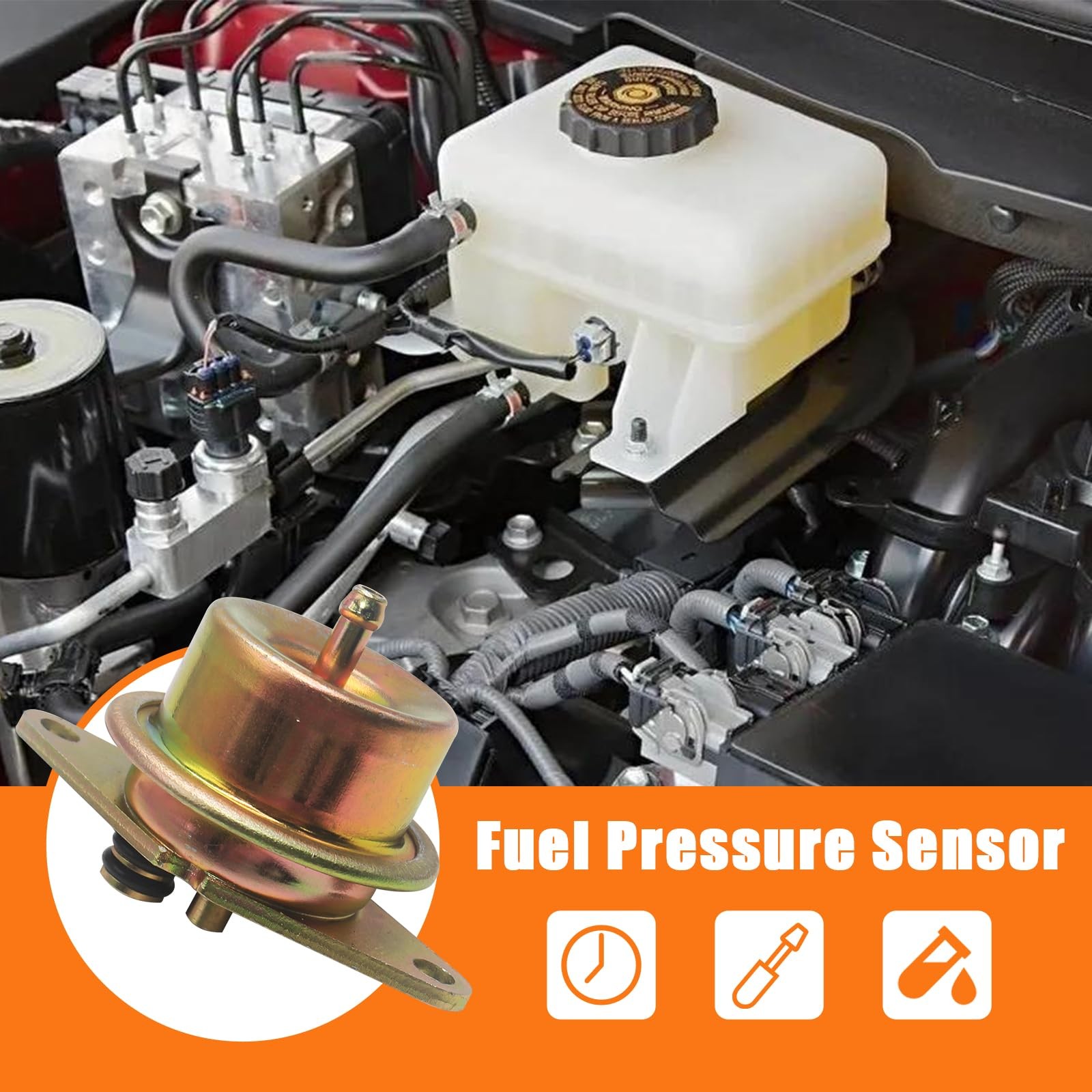 F4SZ9C968A Fuel Injection Pressure Regulator – 2.7BAR for Ford F-150 1/8