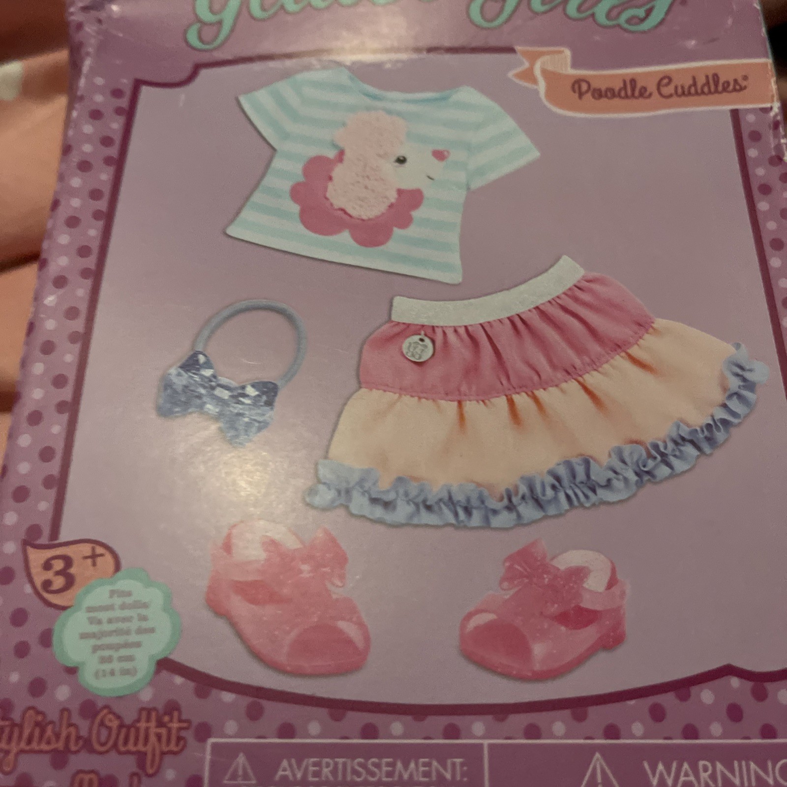 Glitter Girls – 14-Inch Doll Clothes – Poodle Cuddles Fashion Outfit