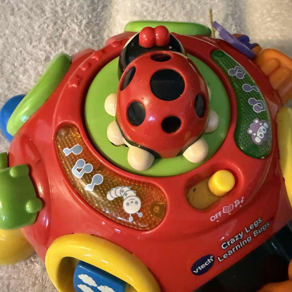 VTech Crazy Legs Learning Bugs Lady Bug Educational Toy Red
