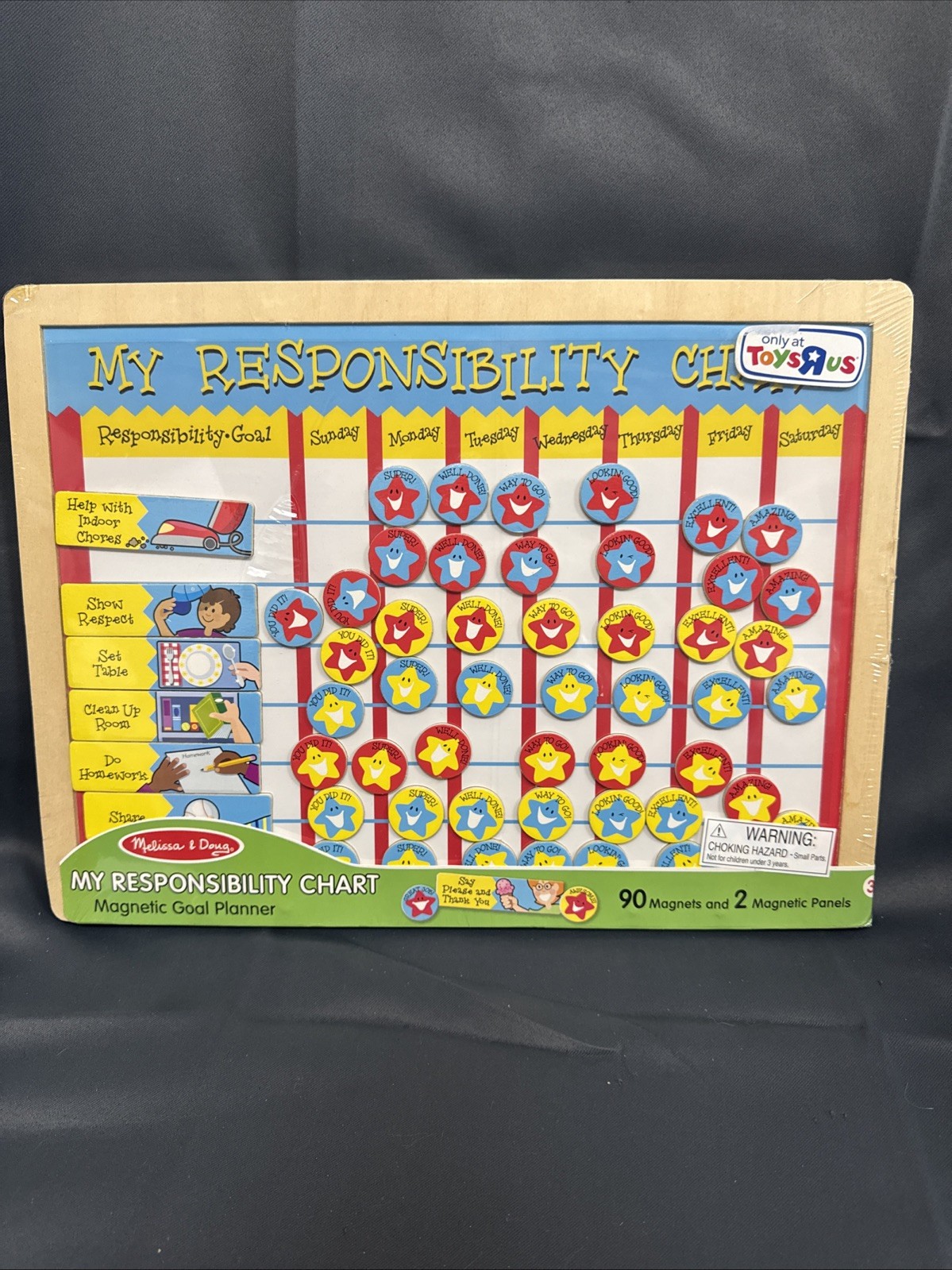 Melissa & Doug – My Responsibility Chart – Magnetic Goal Planner ~ Sealed