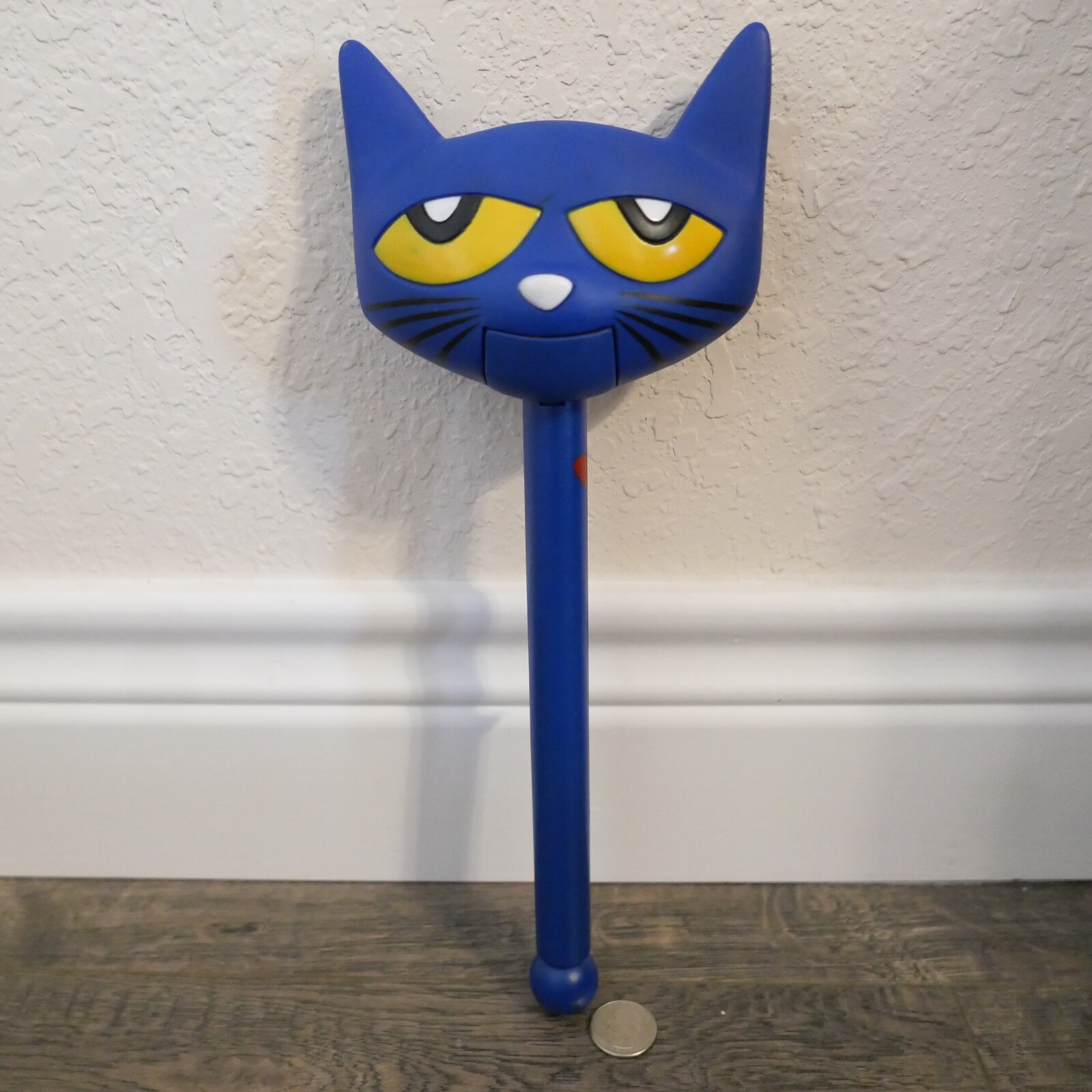 Pete the Cat Stick Puppet Back To School Teaching Aid Fun Learning !!!
