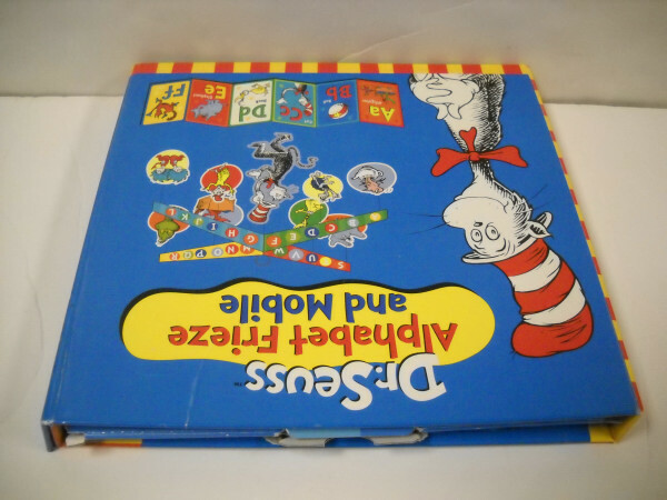 Dr. Seuss Laminated Alphabet Frieze And Mobile Brand New Cute Colorful Sturdy!