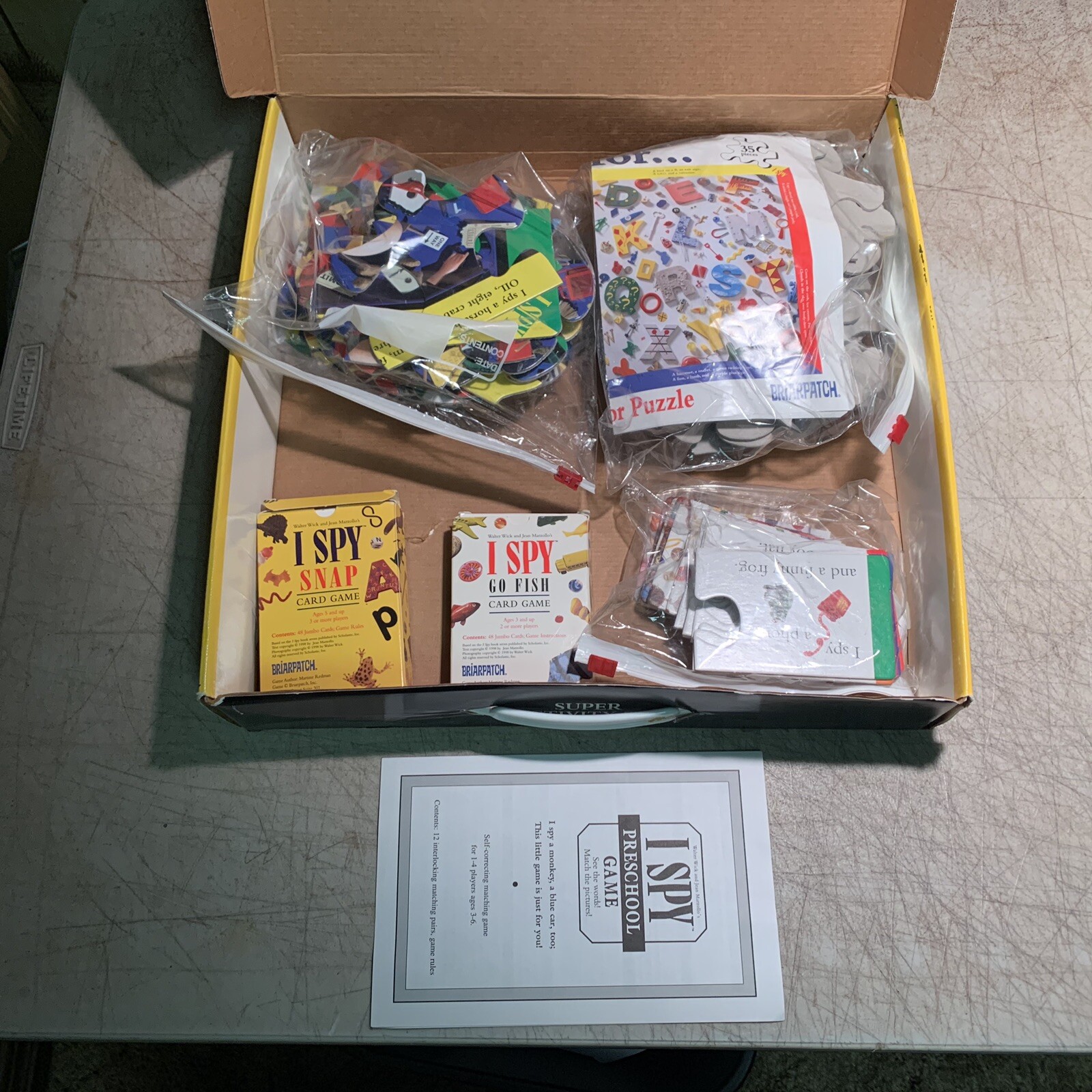 Scholastic (I Spy) Super Activity Set With Original Box/Instructions