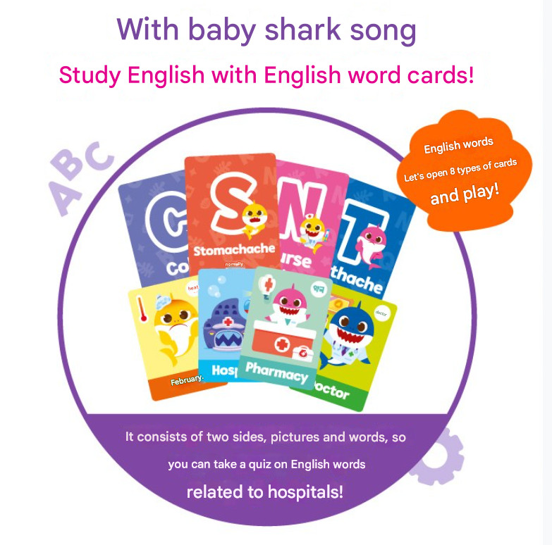 Pinkfong Baby Shark Doctor Bag Hospital Play Medical Kits Nursery Rhymes Kid Toy