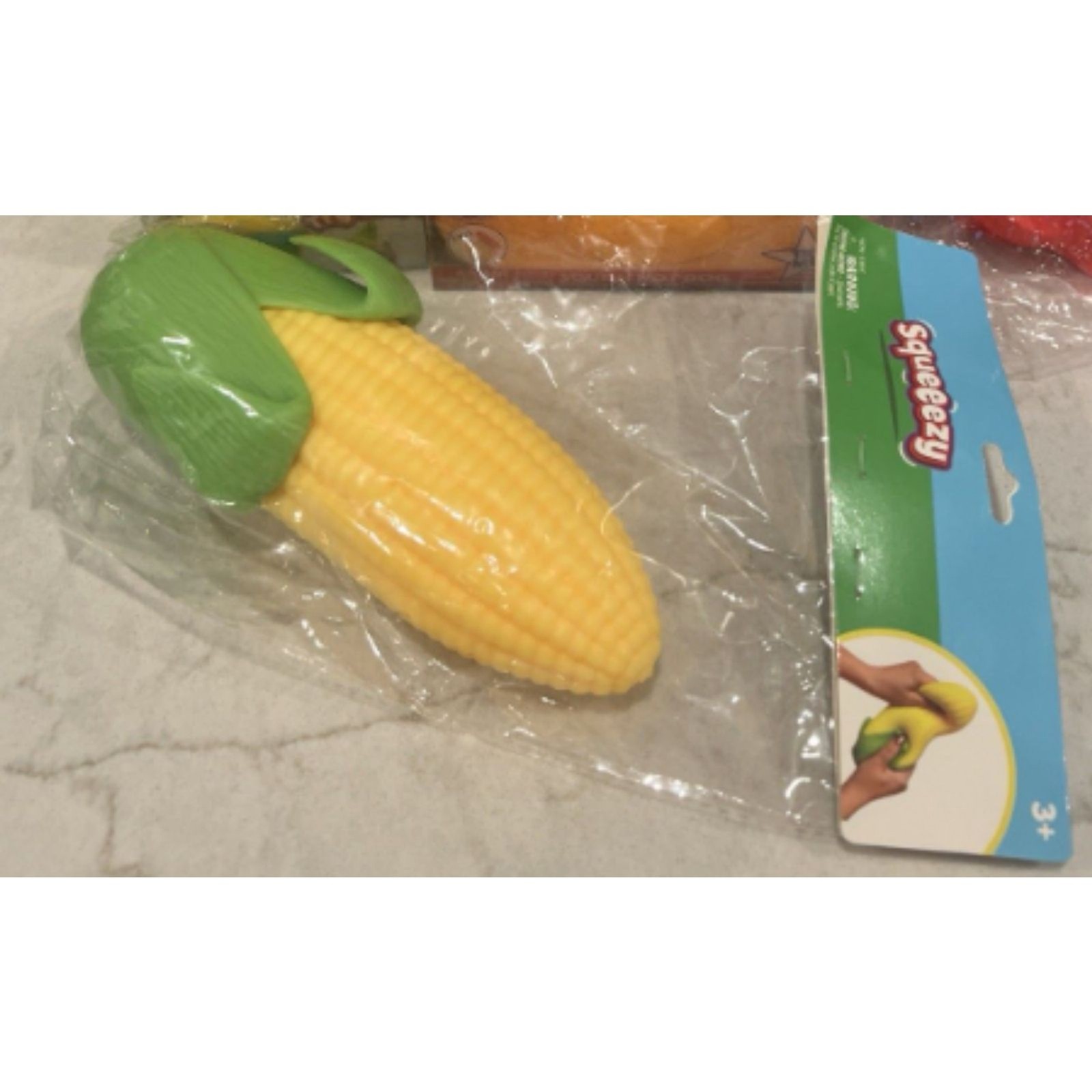 Sunny Days Squeezy Corn on the Cob Fidget Toy