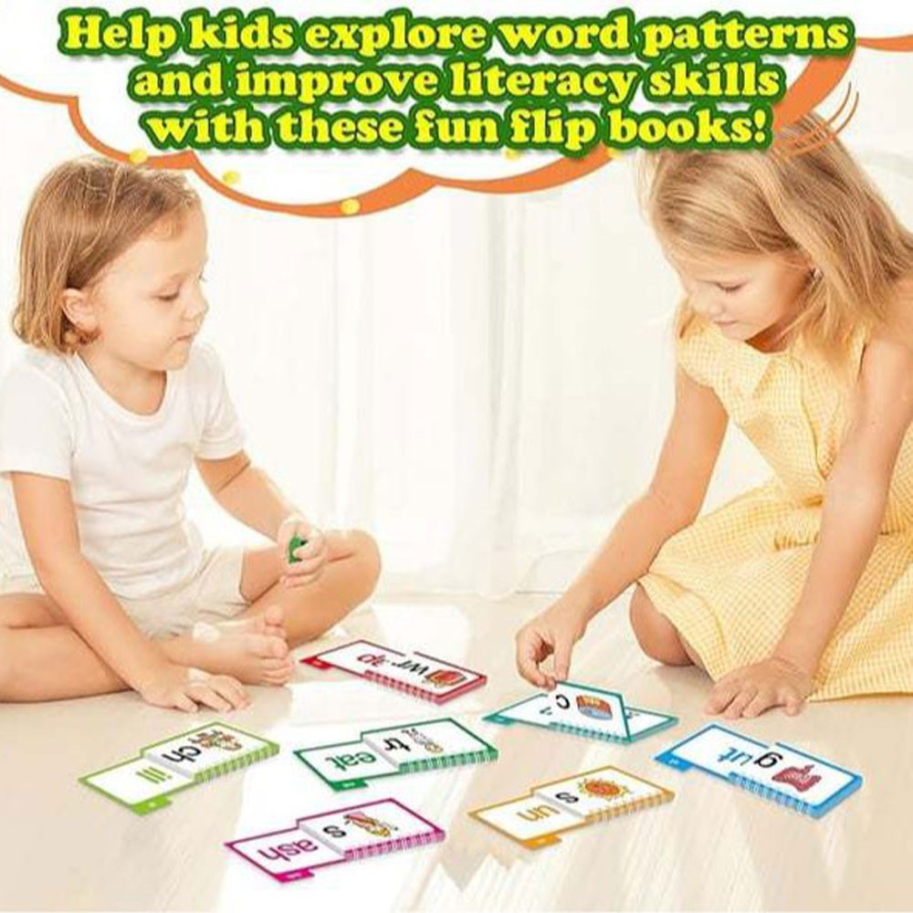 Reading Flip Book 30 Read and Rhyme Flip Book Flash Cards ABC Vocabulary CardsOY