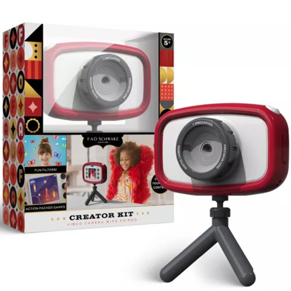 Kids Digital Camera Toy HD Video Recorder with Games Selfie Camera Ages 3+ Gift