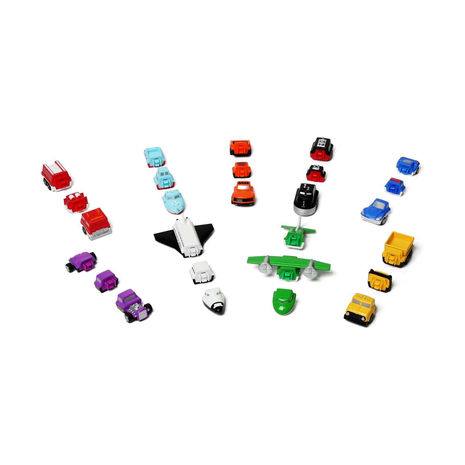 New – Popular Playthings Micro Mix or Match Vehicles – Ages 3+ | 1+ players