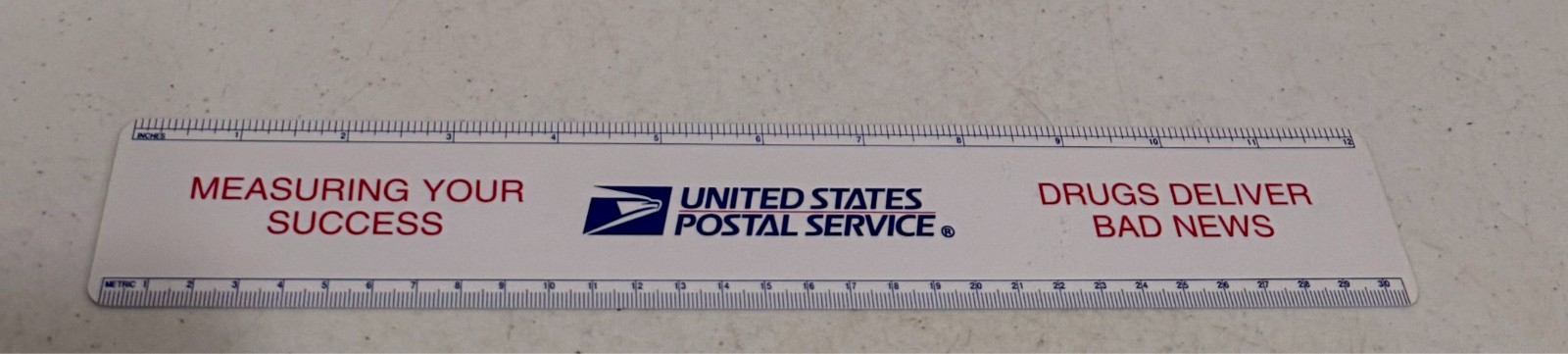 Presidents of Our Country 12″ Ruler 1789-2001 “UNITED STATES POSTAL SERVICE”