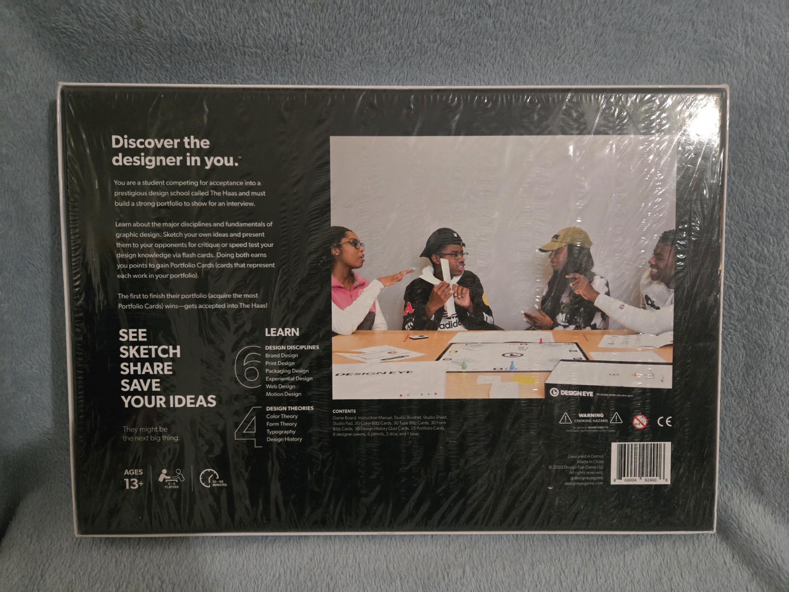 DESIGN EYE The Graphic Design Education Game NEW Sealed Ages 13+ 2-6 Players Fun