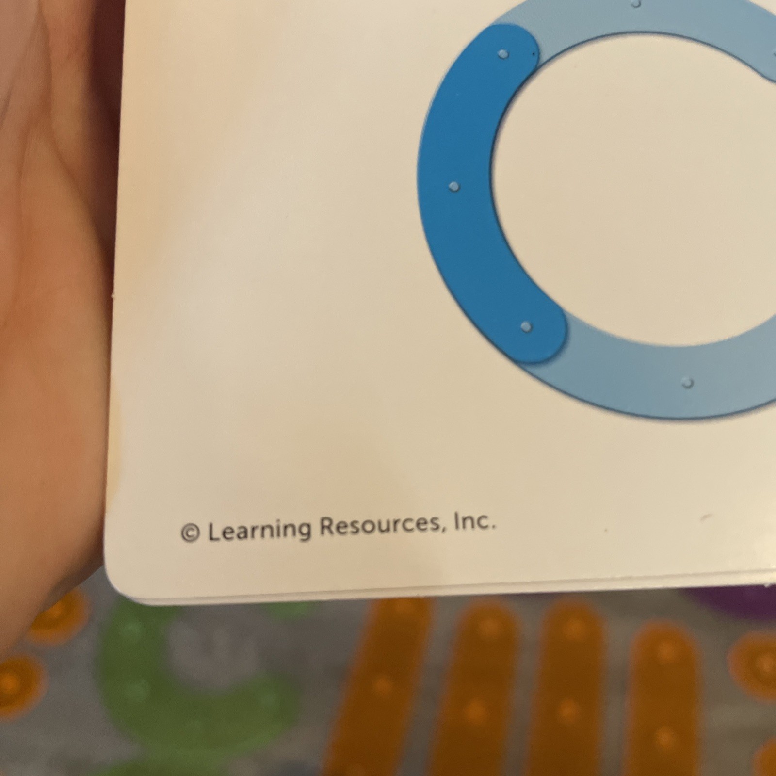 Learning Resources Letter Construction Set Educational Toy 20 Pieces + Booklet