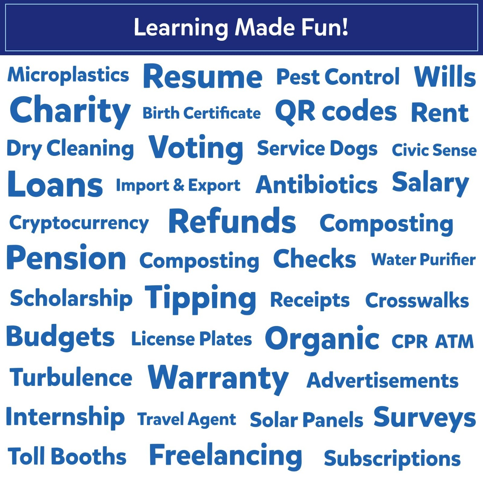 Educational Flashcards for Kids – Money, Taxes & Life Skills, Ages 7-14, Homesch
