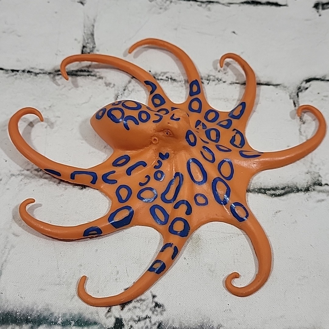 Boley Nature World Sea Creatures Blue Ringed Octopus Figure Toy