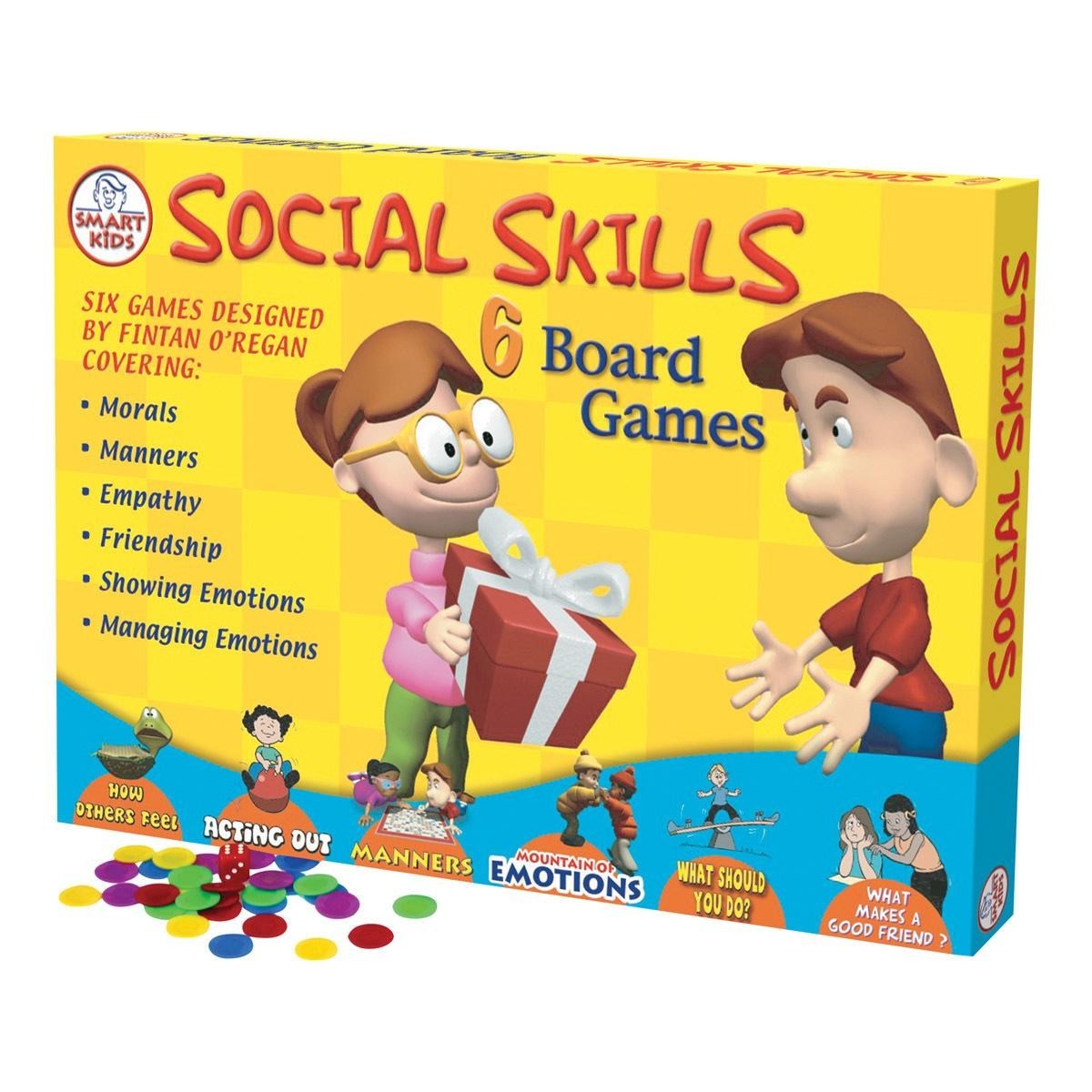 Didax Educational Resources Social Skills Board Games – 6 Games