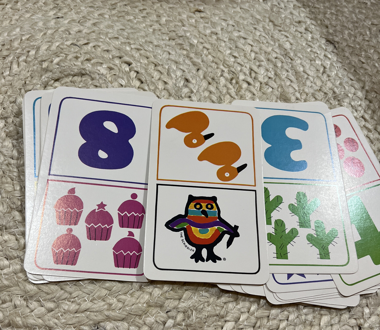 Vintage 1980s Lot Of Preschool Learning School Activity Cards- Golden Step Ahead