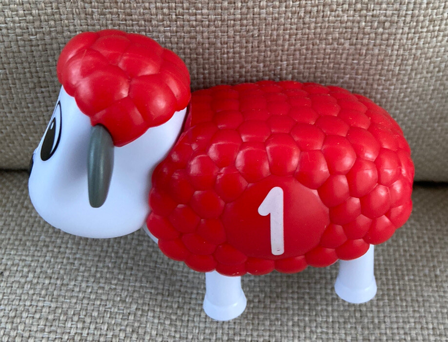 COUNTING SHEEP Learning Resources Snap-n-learn KINDERGARTEN LEARNING TOOL PARTS