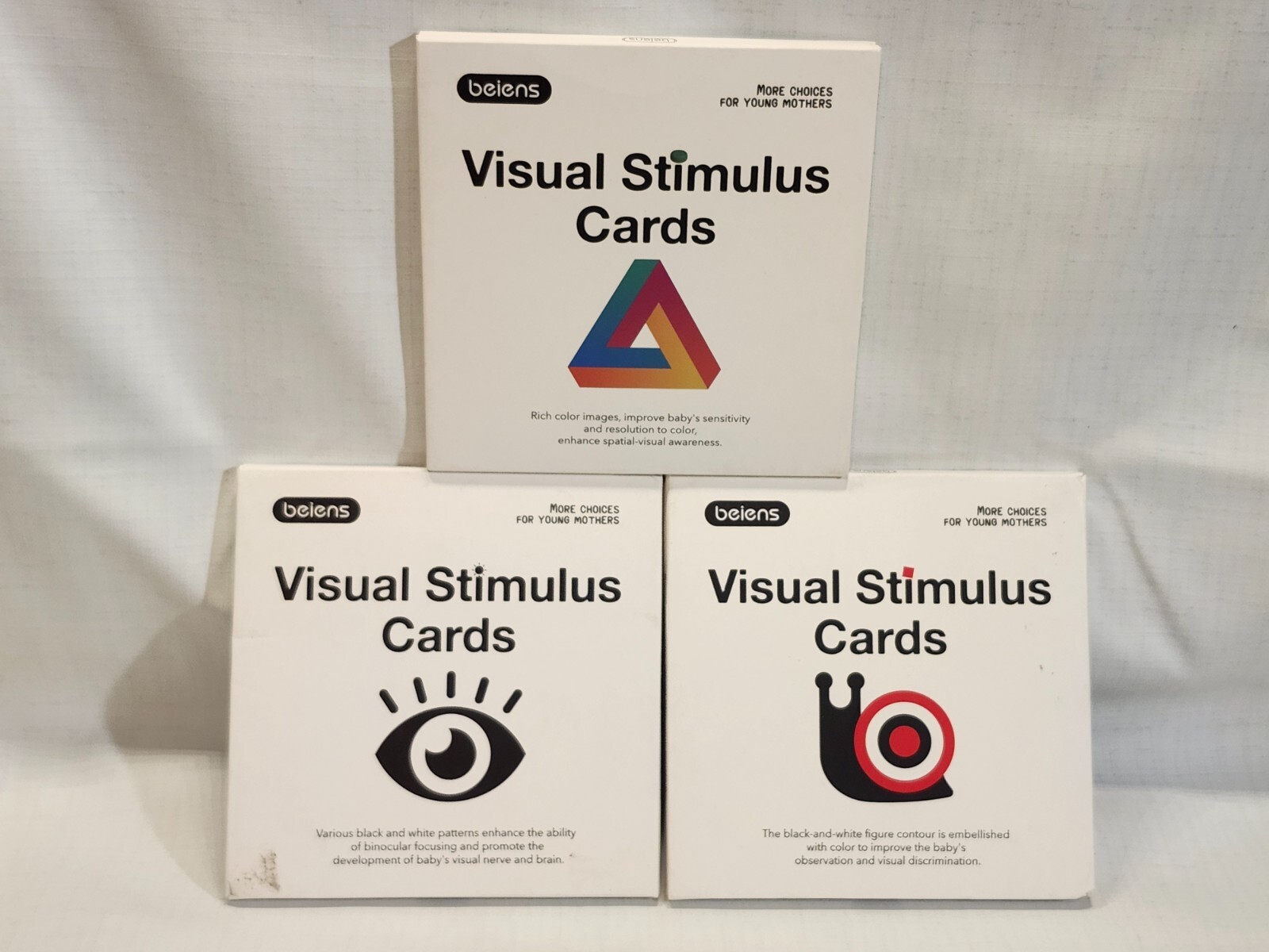 Beiens Visual Stimulus Cards for Baby Infant Toddler