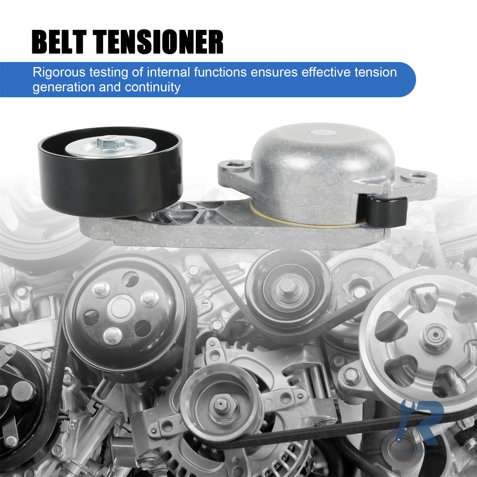 NEW Engine Serpentine Belt Drive Kit Compatible with Ford F-250 Super Duty