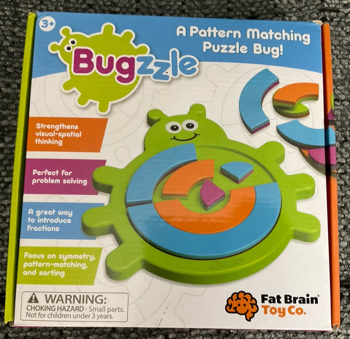 Bugzzle Puzzle Fractions Puzzle Early Math Teacher Preschool Homeschool Logic